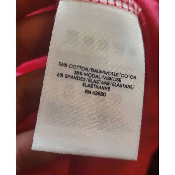 NWT Land's End Dress Women's Large Pink Light Weight Cotton Modal Surplice Wrap - Picture 4 of 6